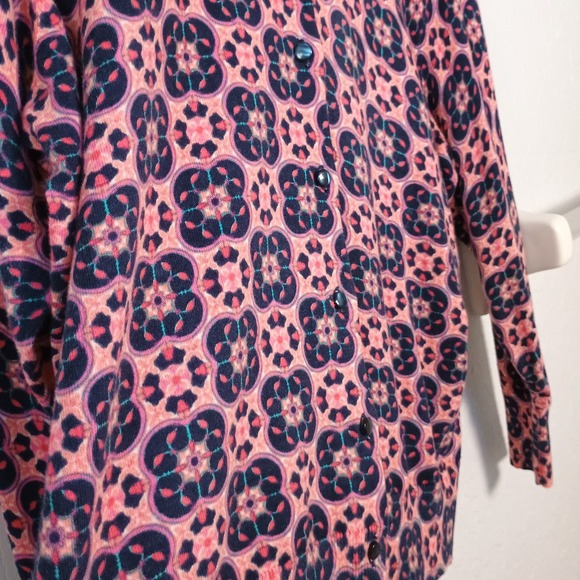 Crown & Ivy Button Up Long Sleeve Sweater Cardigan Women's Size XL Multicolor - Picture 4 of 5